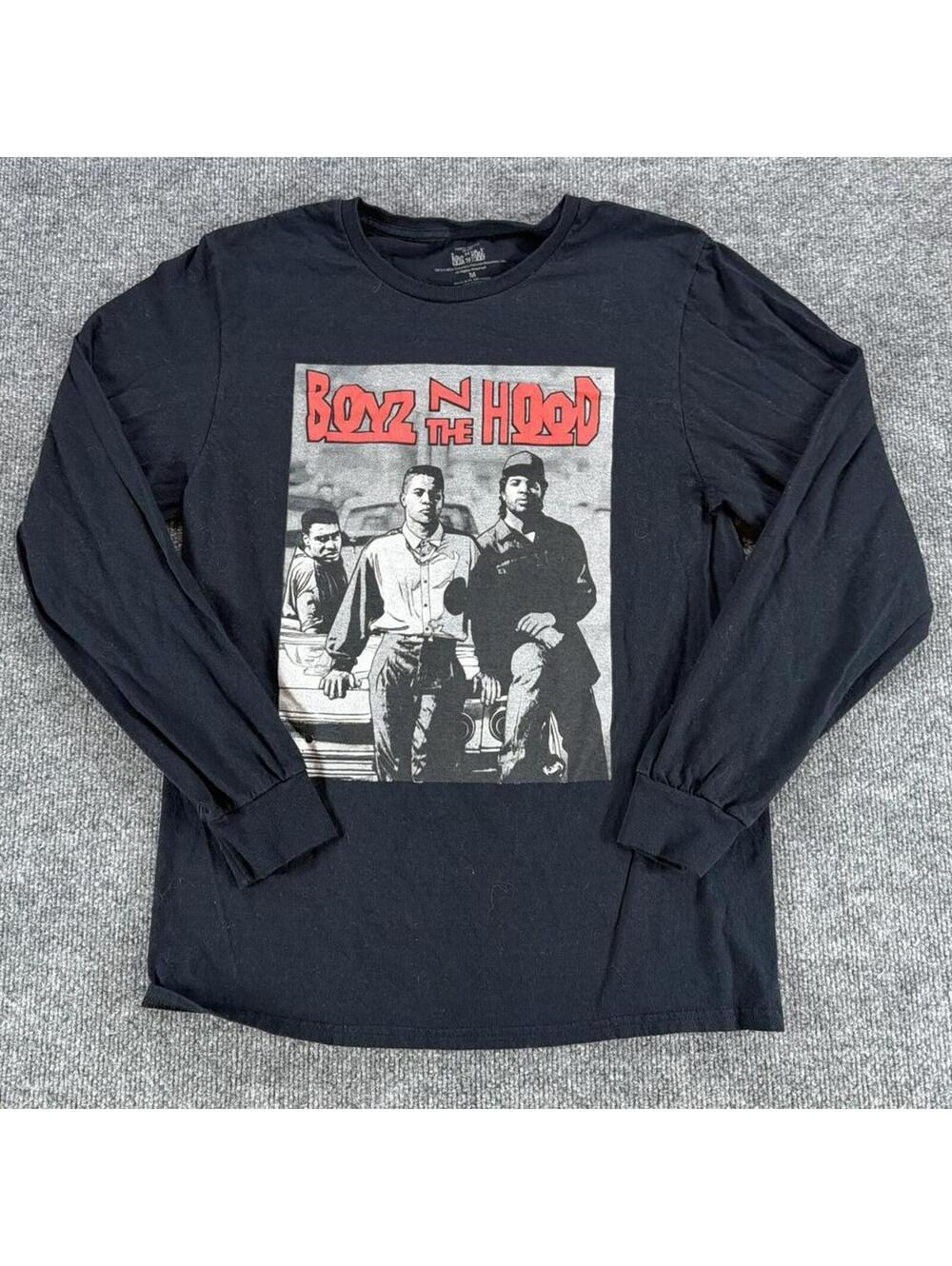 Boyz N The Hood Graphic Long Sleeve T-Shirt Black Med, 90's‎ Nostalgia, Ice Cube